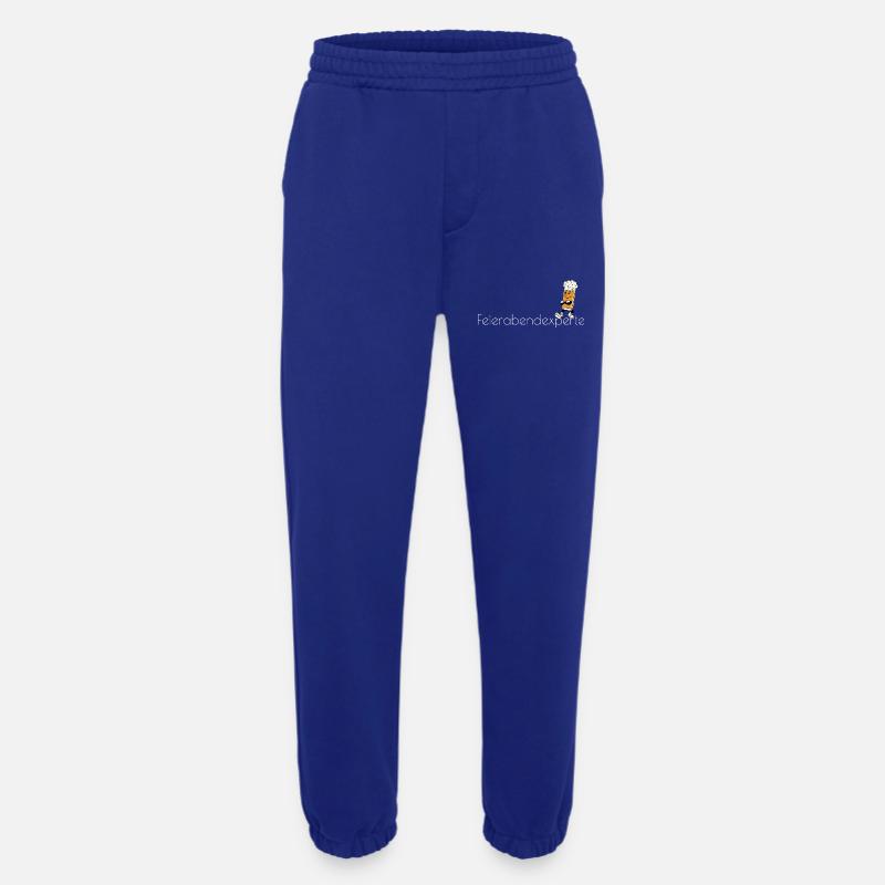 Feierabendexperte Bierheld Cartoon - Heavyweight Jogginghose - made by SPREAD  - Iconic Blue