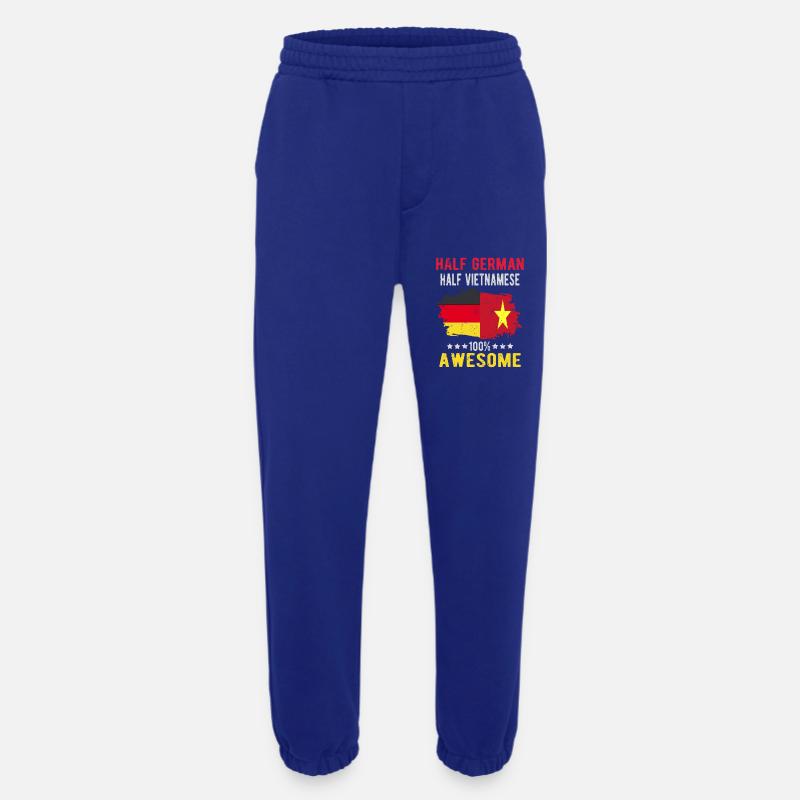 Halb Deutsch Halb Vietnamese - Heavyweight Jogginghose - made by SPREAD  - Iconic Blue