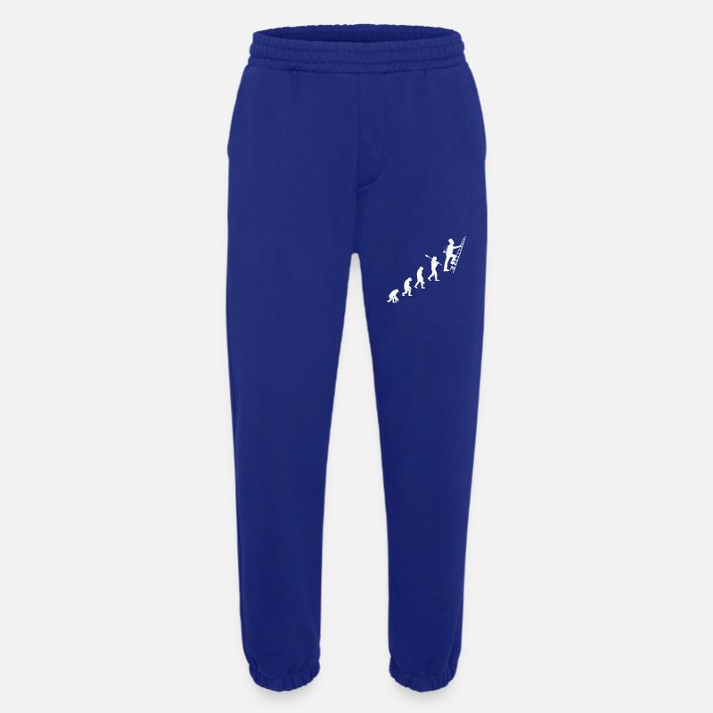 Schornsteinfeger Glück Evolution Geschenk - Heavyweight Jogginghose - made by SPREAD  - Iconic Blue