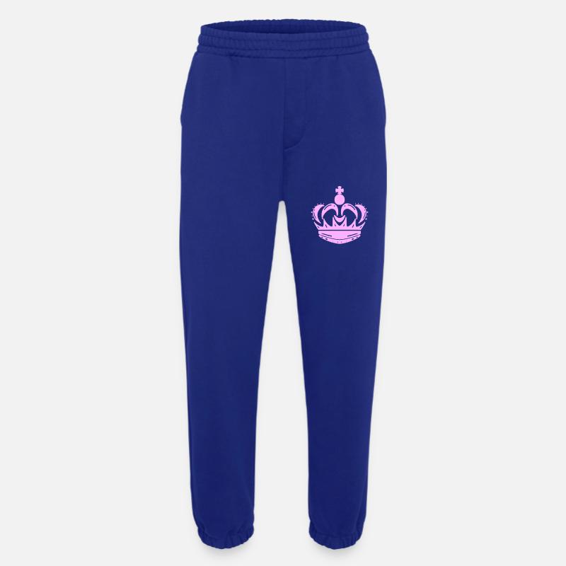 Krone Rosa - Heavyweight Jogginghose - made by SPREAD  - Iconic Blue