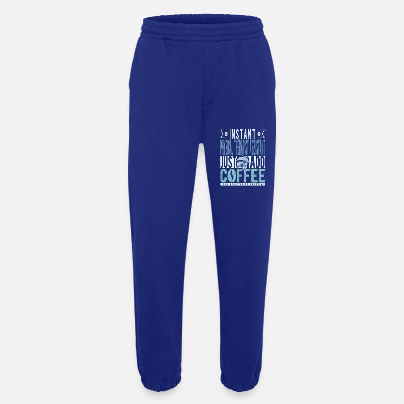 Physiotherapists Assistant Coffee Saying - Heavyweight Jogging Pants - made by SPREAD  - Iconic Blue