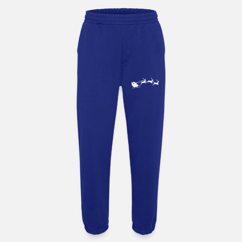 Weihnachtsmann mit Schlitten - Heavyweight Jogginghose - made by SPREAD  - Iconic Blue