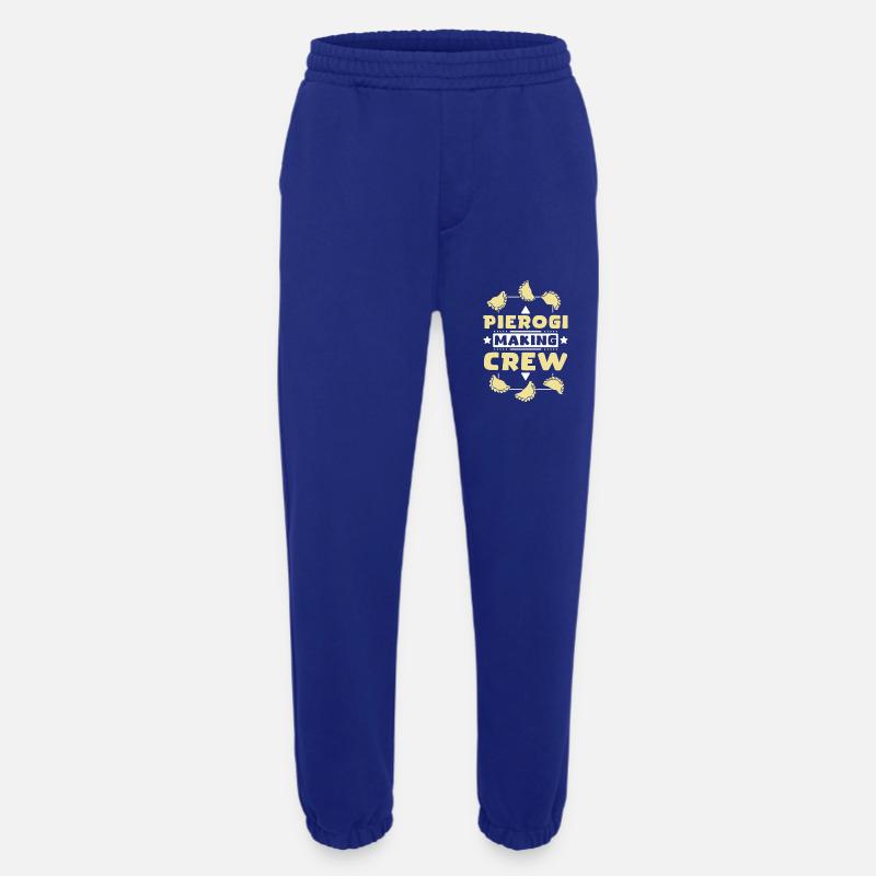 Pierogi making crew - Heavyweight Jogging Pants - made by SPREAD  - Iconic Blue