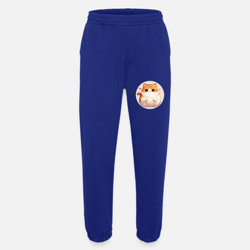 Munchkin Kitten Munchkin Cat - Heavyweight Jogging Pants - made by SPREAD  - Iconic Blue