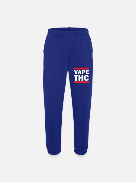 Vape THC White - Heavyweight Jogging Pants - made by SPREAD - Iconic Blue