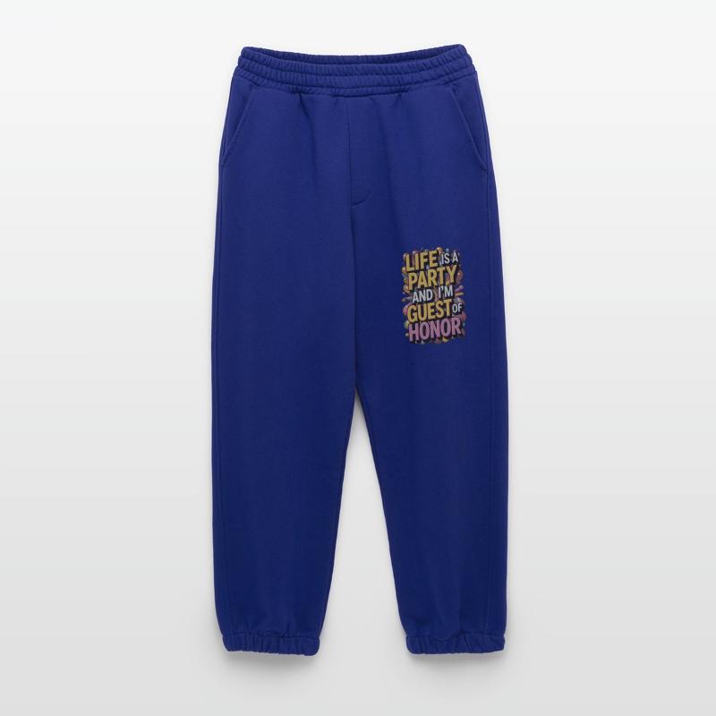 La vie est une fête – invité de la soirée Pantalon de jogging bio épais fabriqué en UE