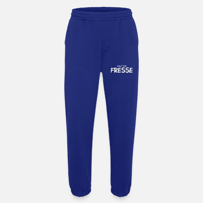 Shut Up - Cool Saying - Heavyweight Jogging Pants - made by SPREAD  - Iconic Blue