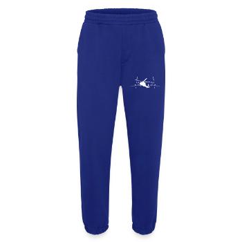 Helikopter Herzschlag Hubschrauber - Heavyweight Jogginghose - made by SPREAD  - Iconic Blue - Vorne