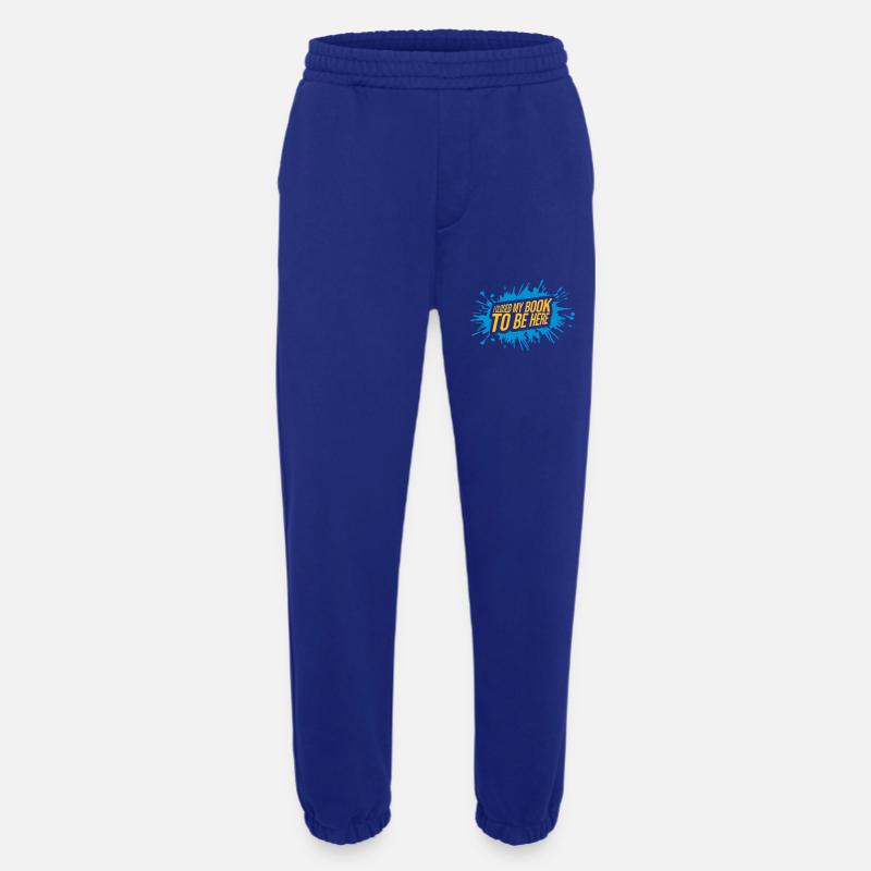 I closed my book - Heavyweight Jogging Pants - made by SPREAD  - Iconic Blue
