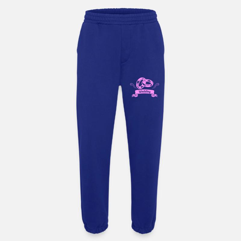 Wedding Rings Ring Wedding 1 - Heavyweight Jogging Pants - made by SPREAD - Iconic Blue