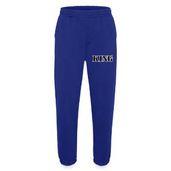 King Classic Text - Heavyweight Jogginghose - made by SPREAD  - Iconic Blue - Vorne