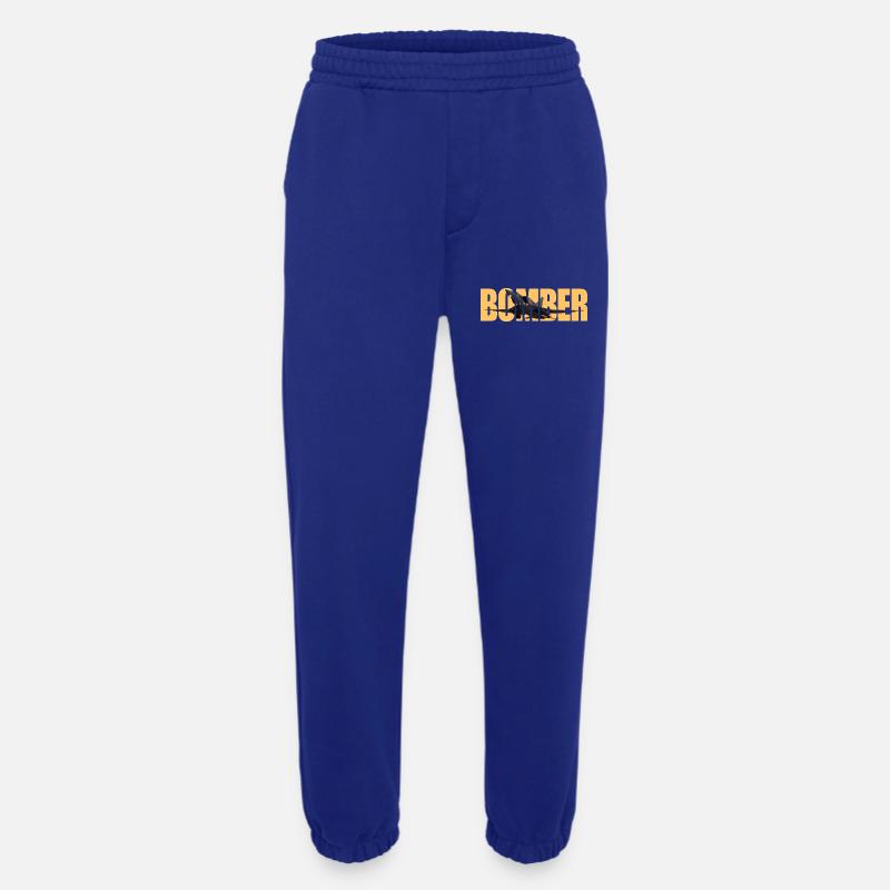 Bomber Tu-22 M3 - Heavyweight Jogging Pants - made by SPREAD  - Iconic Blue