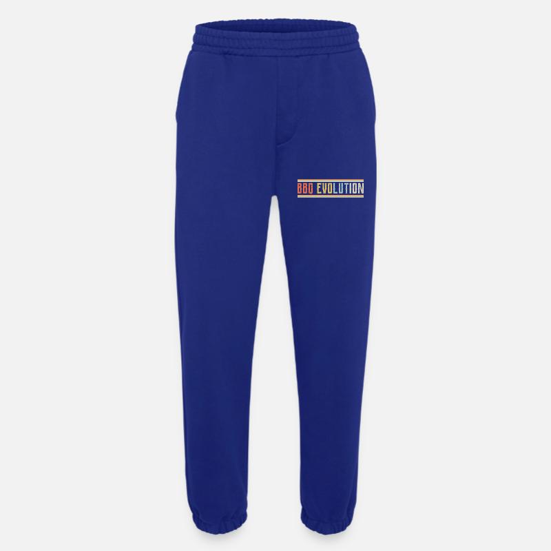 BBQ Evolution Design - Heavyweight Jogging Pants - made by SPREAD  - Iconic Blue