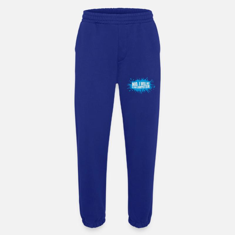 not fix your computer - Heavyweight Jogginghose - made by SPREAD  - Iconic Blue