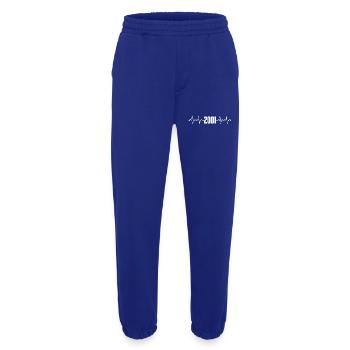 En attente de téléchargement du design - Pantalon de jogging bio épais fabriqué en UE - Iconic Blue - Devant