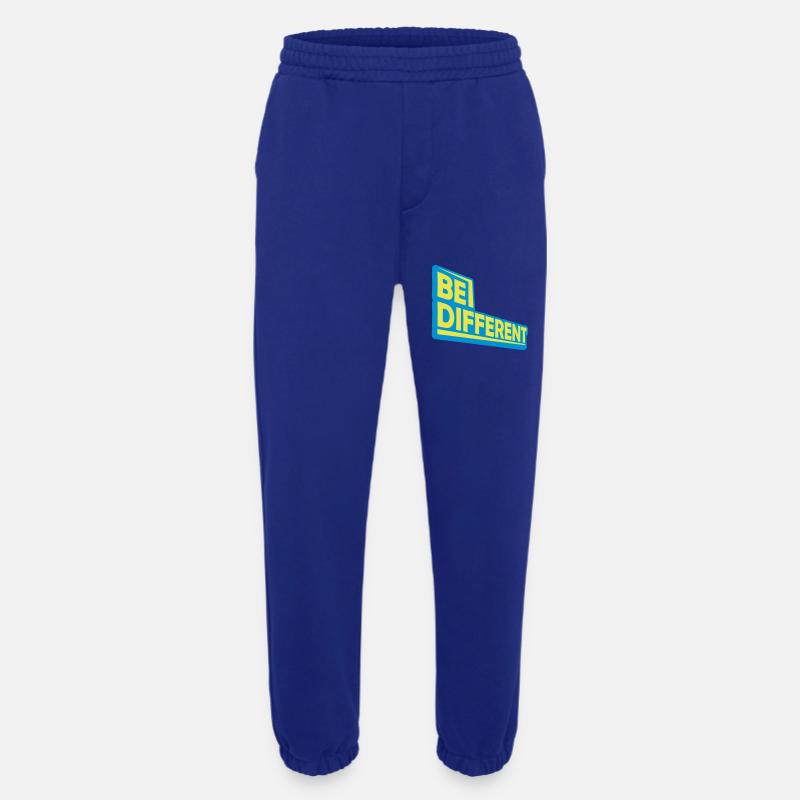 Be different Logo Design - Heavyweight Jogginghose - made by SPREAD  - Iconic Blue