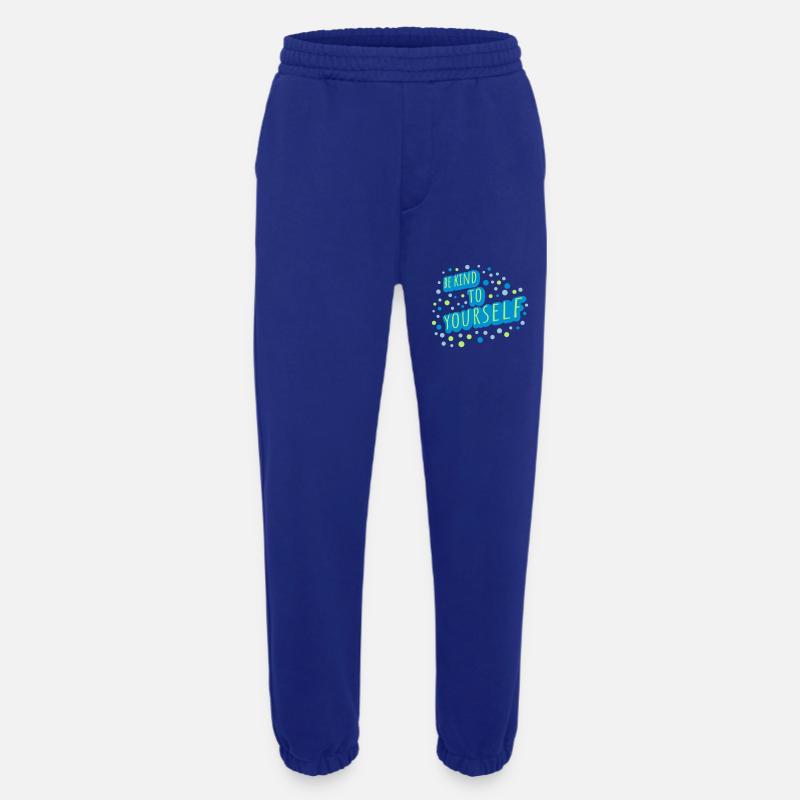 be kind to yourself - Heavyweight Jogginghose - made by SPREAD  - Iconic Blue