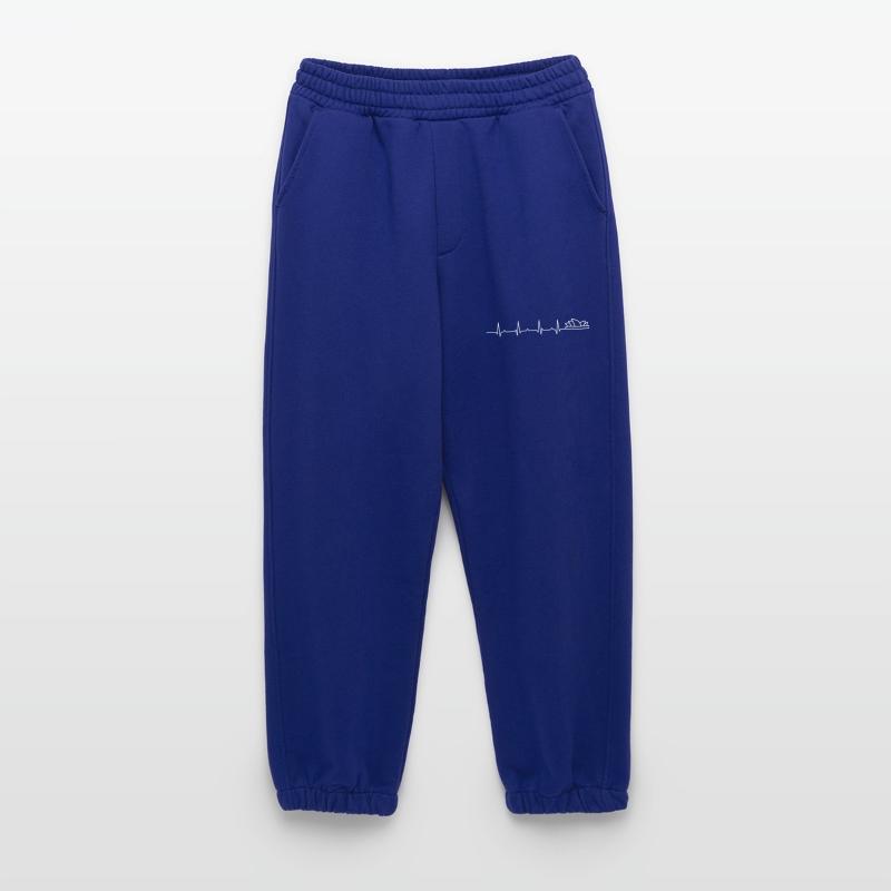 En attente d’image de conception Pantalon de jogging bio épais fabriqué en UE