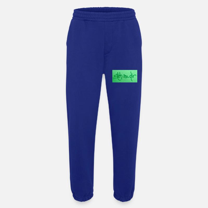 steh zu dir - Heavyweight Jogginghose - made by SPREAD  - Iconic Blue