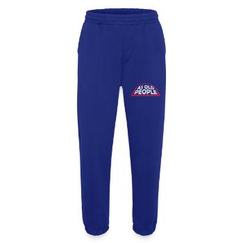being old people age - Heavyweight Jogginghose - made by SPREAD  - Iconic Blue - Vorne