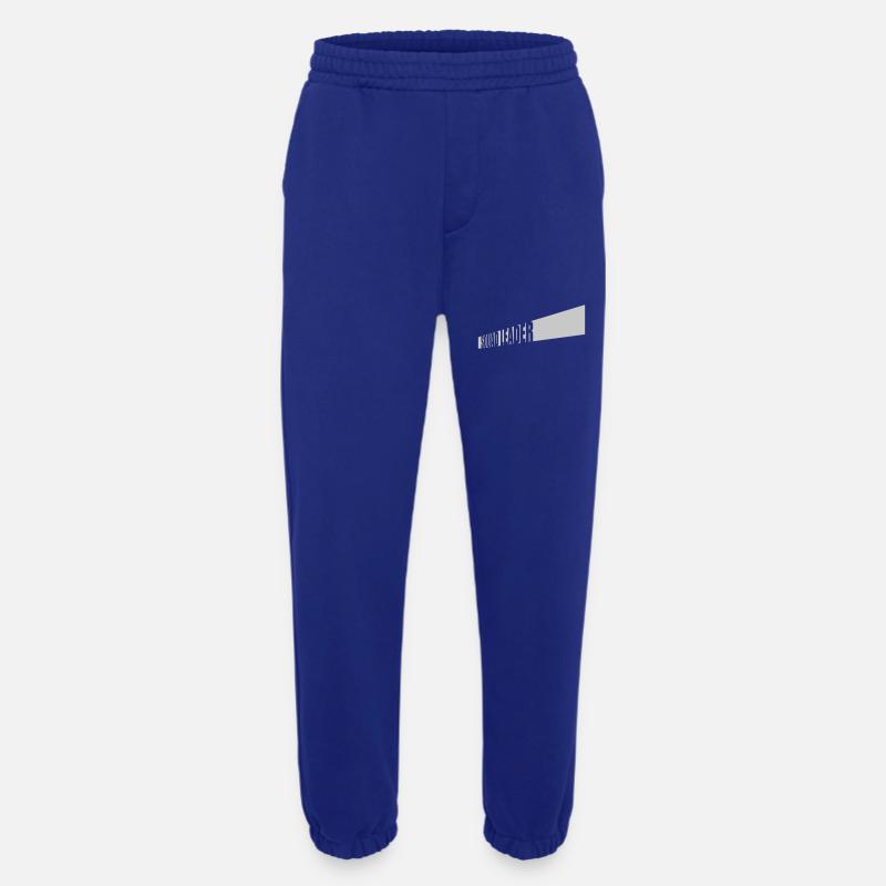 Logo Squad Leader Stripes - Heavyweight Jogging Pants - made by SPREAD  - Iconic Blue