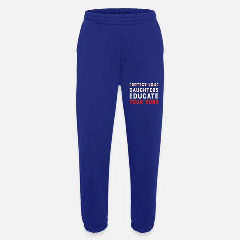 Educate your Son - Heavyweight Jogging Pants - made by SPREAD  - Iconic Blue