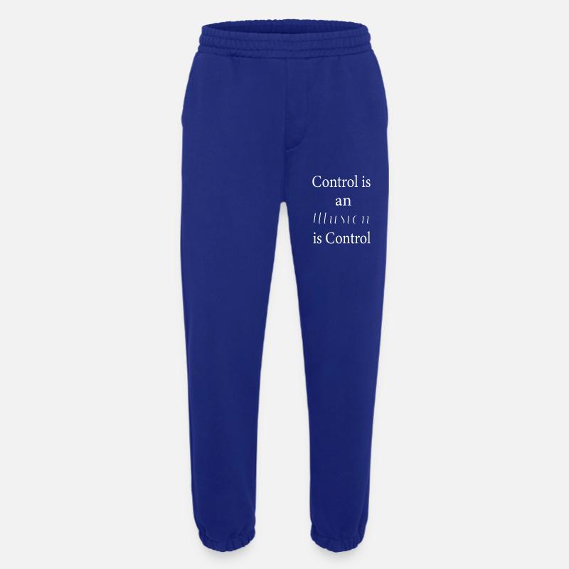 Control is an illusion - Heavyweight Jogging Pants - made by SPREAD - Iconic Blue