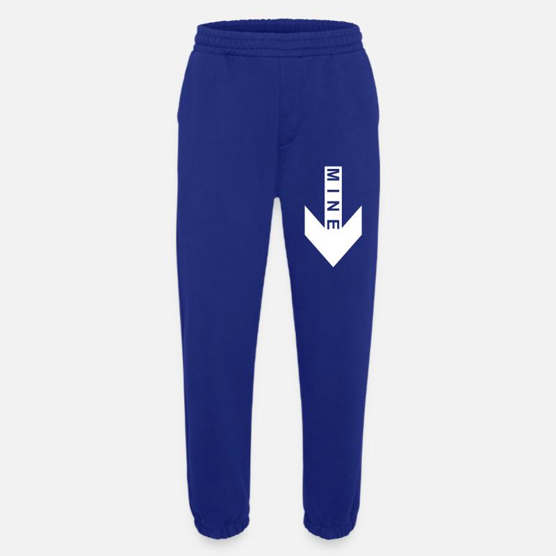 Mine arrow down - Heavyweight Jogging Pants - made by SPREAD - Iconic Blue
