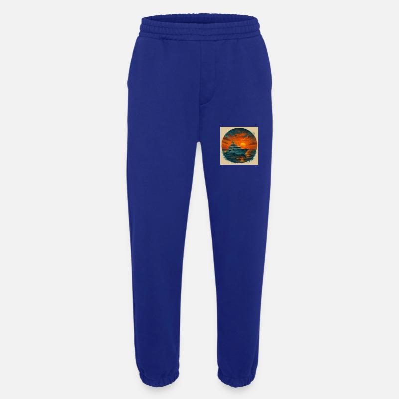 Oceanship - Heavyweight Jogginghose - made by SPREAD  - Iconic Blue
