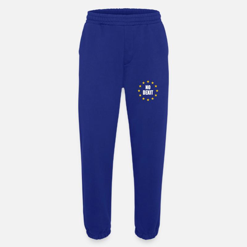 No dexit - Heavyweight Jogging Pants - made by SPREAD  - Iconic Blue