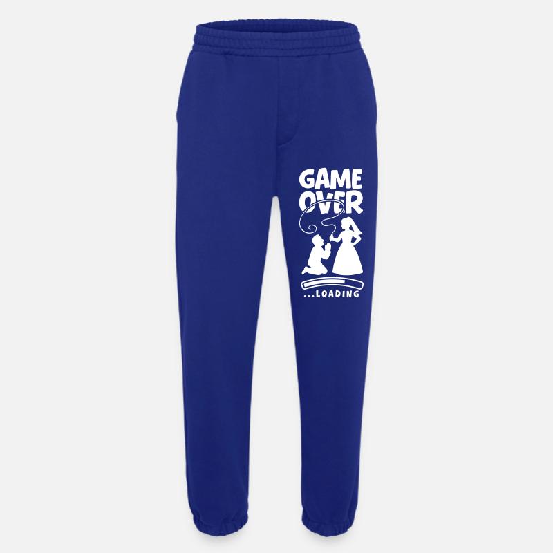 Game Over Hochzeit Ehepaar - Heavyweight Jogginghose - made by SPREAD - Iconic Blue