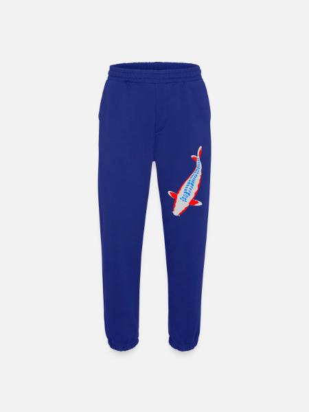 Koi - Nishikigoi - Heavyweight Jogging Pants - made by SPREAD - Iconic Blue