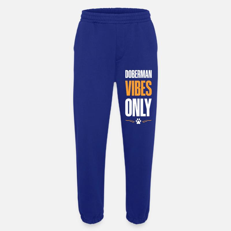 Dobermann Vibes Only - Heavyweight Jogginghose - made by SPREAD  - Iconic Blue
