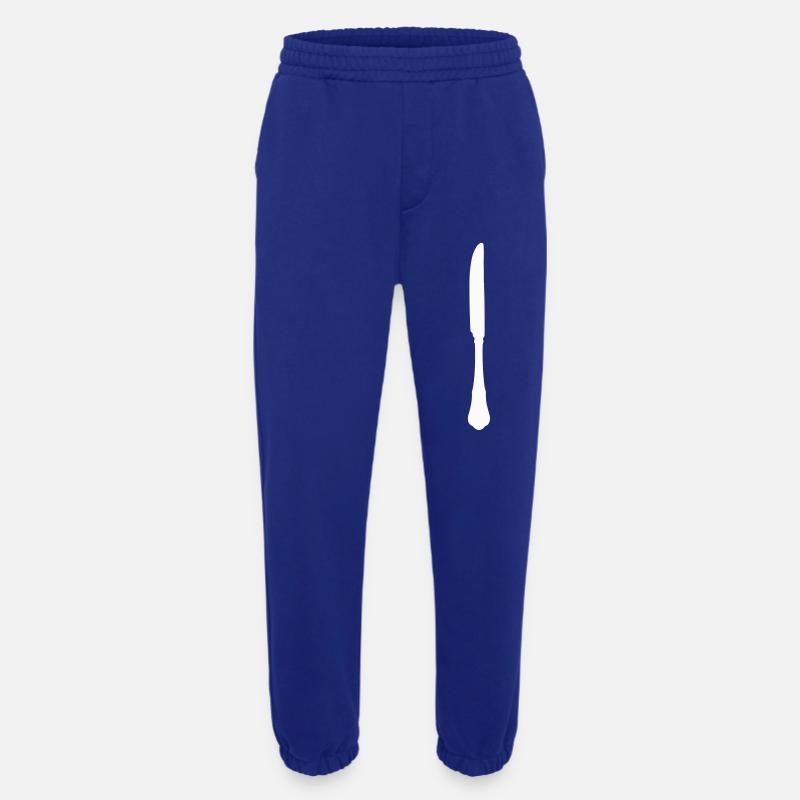 besteck_messer - Heavyweight Jogginghose - made by SPREAD  - Iconic Blue