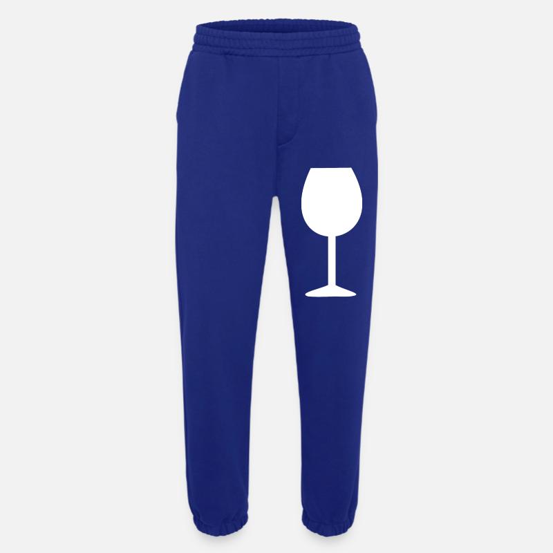 Weinglas, Wein - Heavyweight Jogginghose - made by SPREAD - Iconic Blue