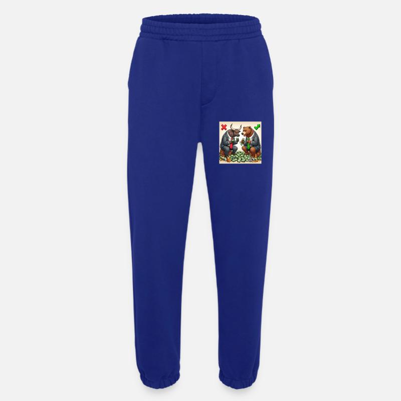 Bull and Bear - Heavyweight Jogginghose - made by SPREAD  - Iconic Blue