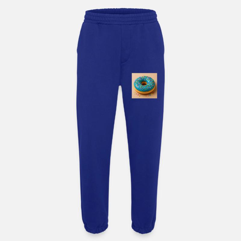 Donut mit Blauem Zuckerguss - Heavyweight Jogginghose - made by SPREAD  - Iconic Blue