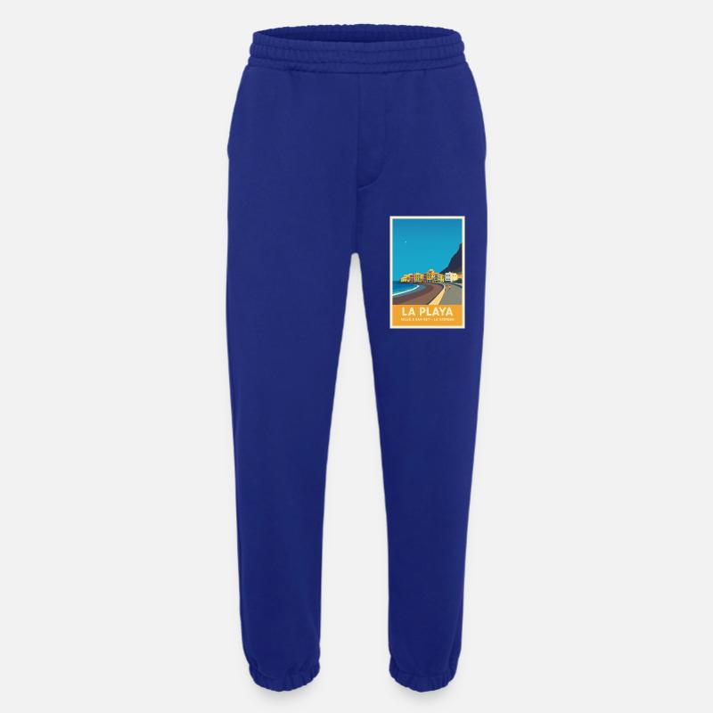 La Playa Poster Valle Gran Rey - Heavyweight Jogginghose - made by SPREAD - Iconic Blue