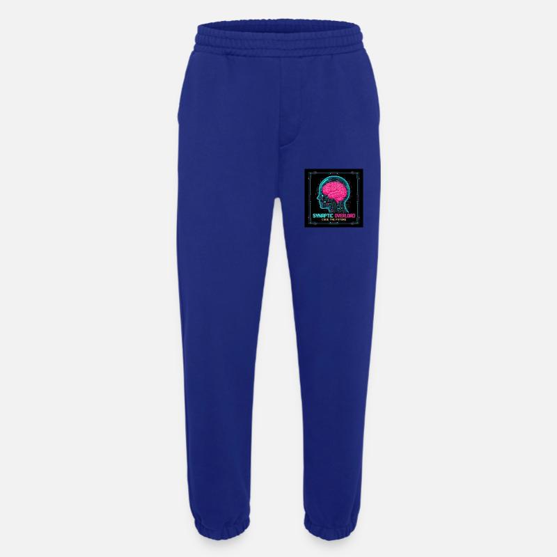 Synaptic Overload Neon Brain - Heavyweight Jogginghose - made by SPREAD  - Iconic Blue