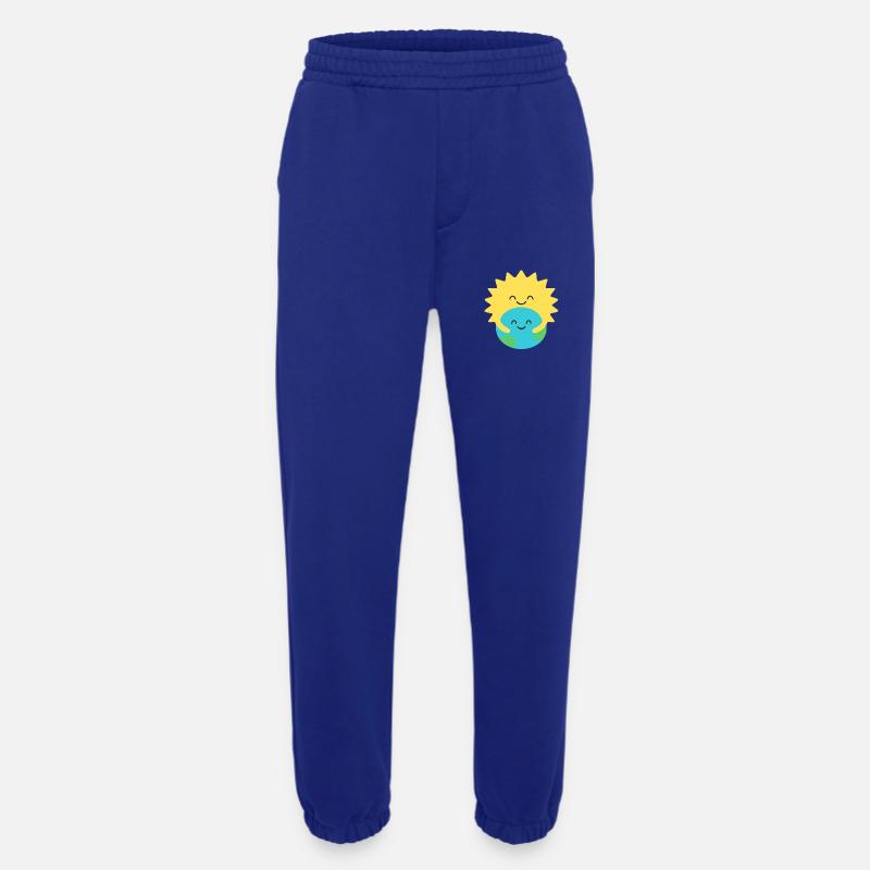Umarmte Erde und Sonne - Heavyweight Jogginghose - made by SPREAD  - Iconic Blue