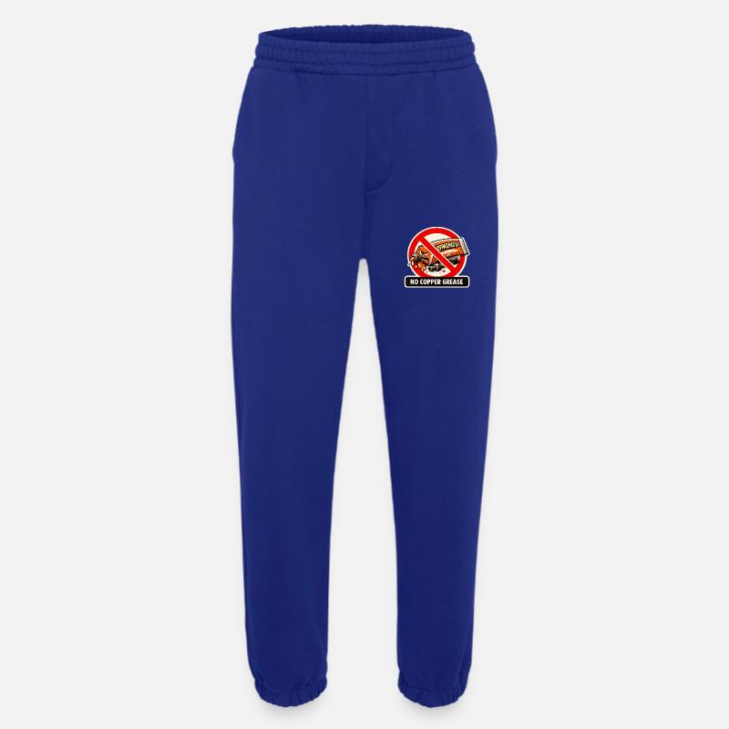 No copper paste - Heavyweight Jogging Pants - made by SPREAD  - Iconic Blue