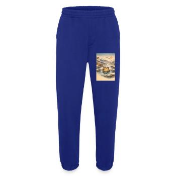 Onsen Capybara im Winterwald - Heavyweight Jogginghose - made by SPREAD  - Iconic Blue - Vorne