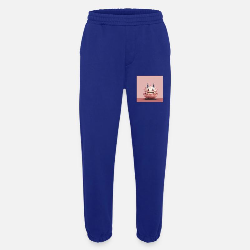 Kawaii Blüten-Dumpling Bowl Drache  - Heavyweight Jogginghose - made by SPREAD  - Iconic Blue
