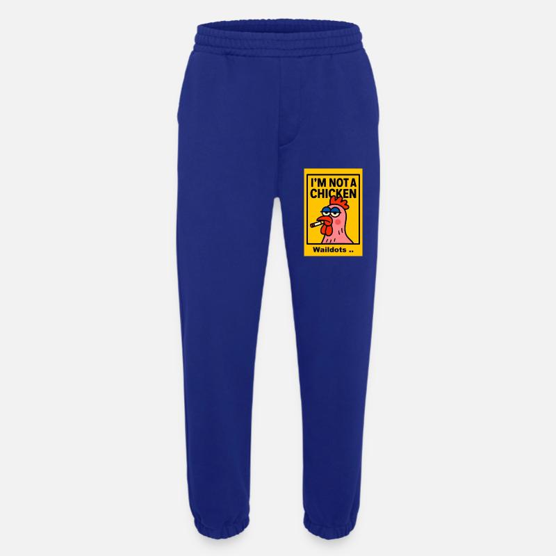 Rebellische Henne mit Zigarette - Heavyweight Jogginghose - made by SPREAD  - Iconic Blue
