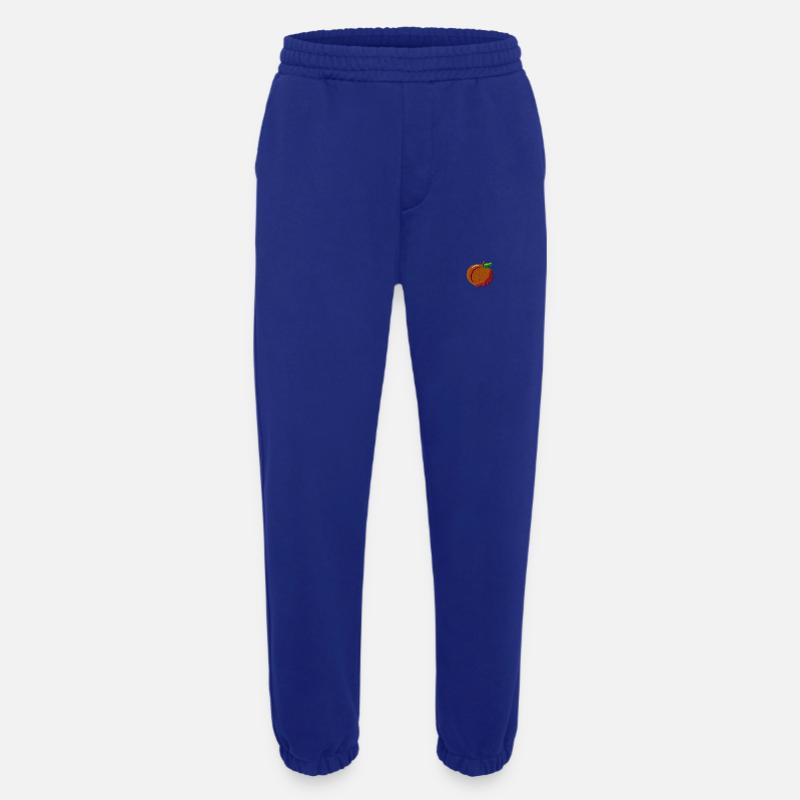 Pfirsich bestickt - Heavyweight Jogginghose - made by SPREAD  - Iconic Blue