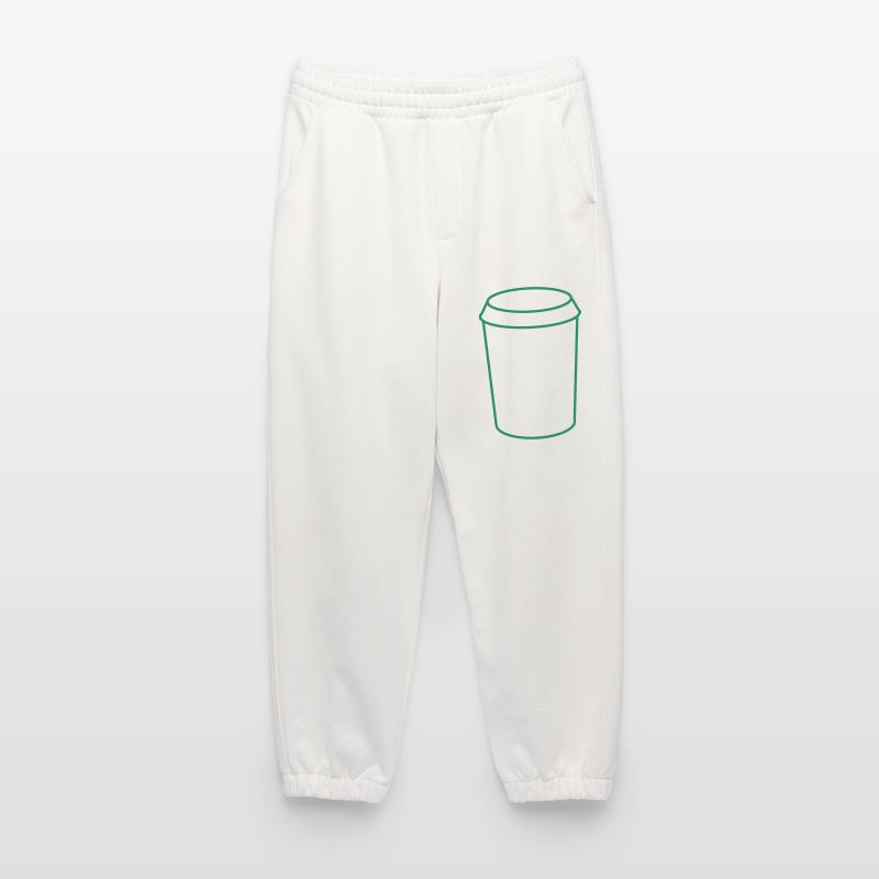 basic coffee cup Heavyweight Jogging Pants - made by SPREAD 