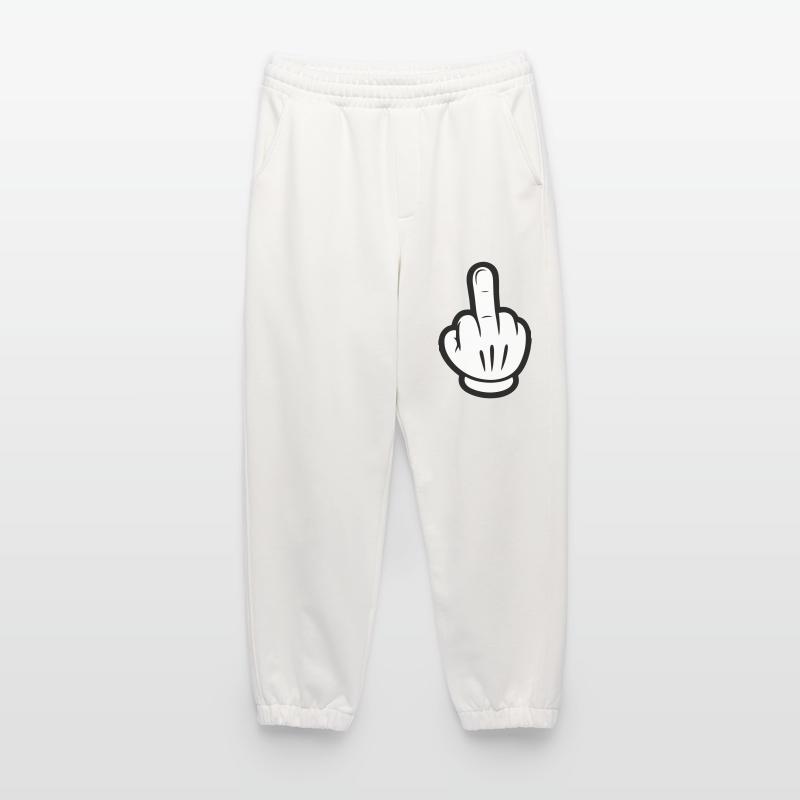 Mittelfinger Comic Hand Heavyweight Jogginghose - made by SPREAD 
