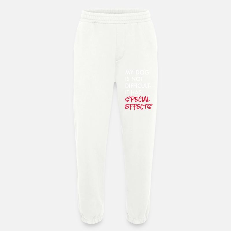 Hund - Heavyweight Jogginghose - made by SPREAD  - OFF WHITE