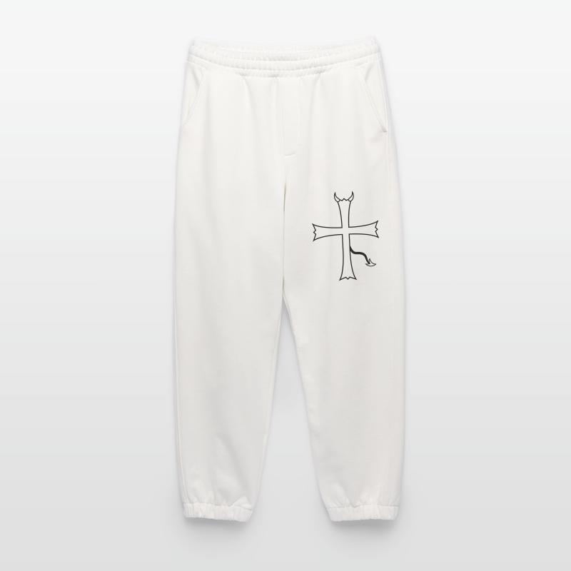 satan evil hell devil daemon hoerner church sy Heavyweight Jogging Pants - made by SPREAD 