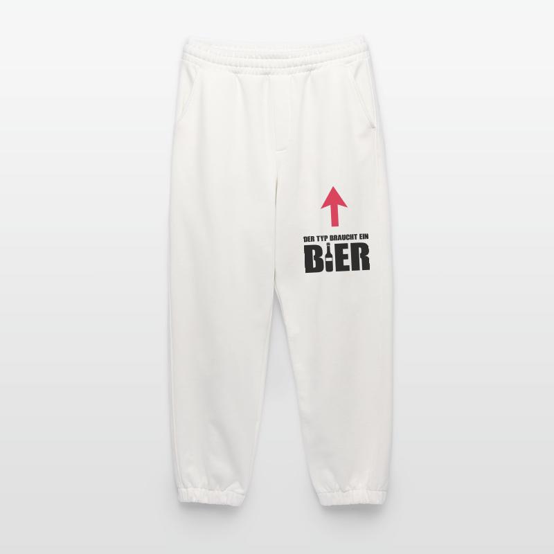 der typ braucht ein bier 01 Heavyweight Jogginghose - made by SPREAD 